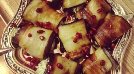 Rouleaux d'aubergines