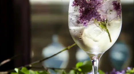 Sangria lilla dello chef bartender Artem Averin