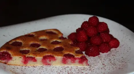 Gâteau au yaourt aux framboises
