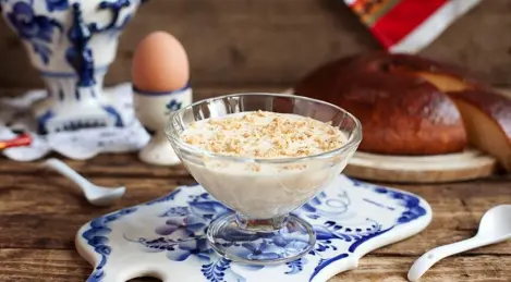 Mousse de caillé au kaki