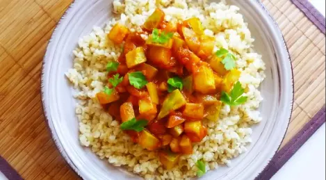 Boulgour aux courgettes plus toscan