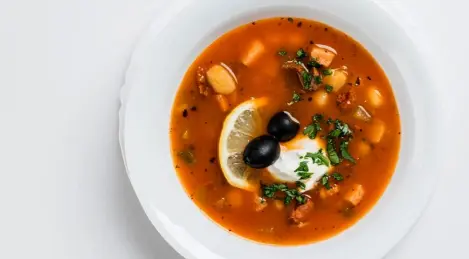 Solyanka with turkey