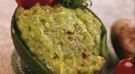 Guacamole with sour cream