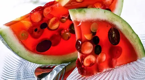 Jelly in watermelon