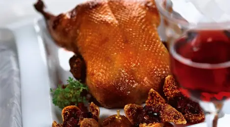 Ente mit Feigensauce