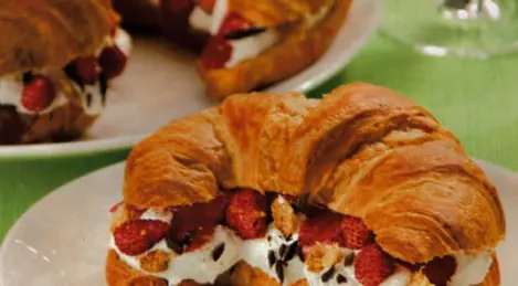 Delicate dessert a la francais