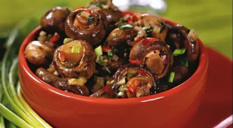 Marinierte Champignons