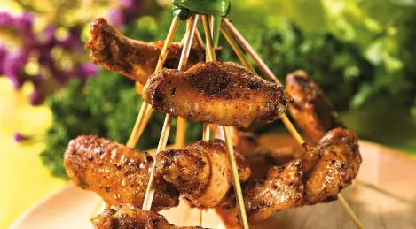 Marinierte Hähnchenflügel