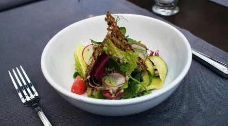 Salad with Quinoa and Kombucha