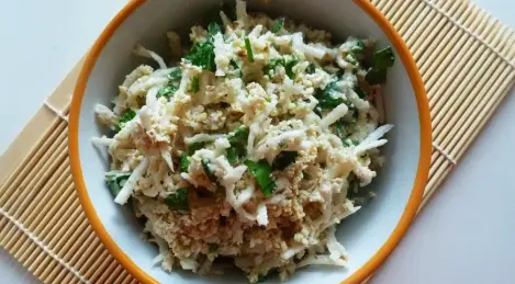 Insalata di ravanello e noci