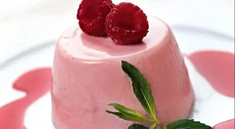 Raspberry Pannacotta