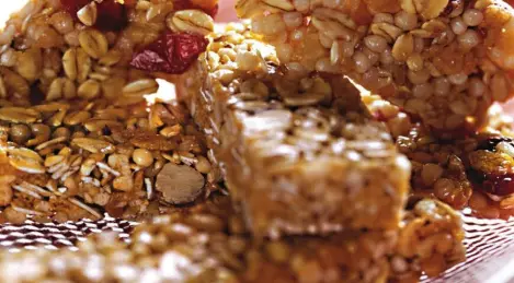 Barritas de frutos secos