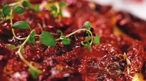 Sformato di patate con pomodori secchi