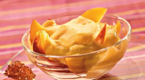 Peach sabayon