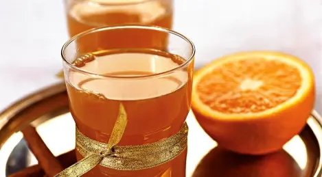 Tea with orange