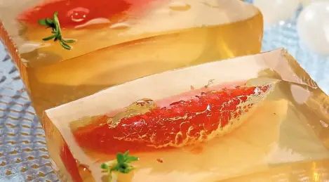 Jellied turkey breast