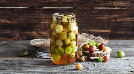 Groseilles marinées