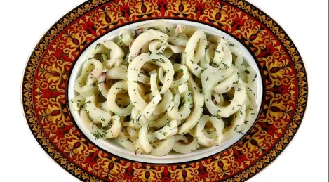 Calamari with garlic and herbs