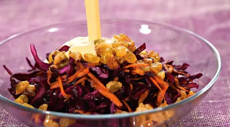 Insalata di cavolo rosso