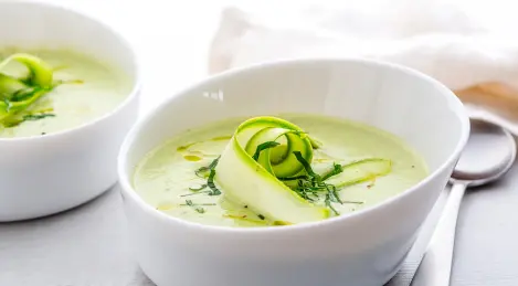 Cream of zucchini soup