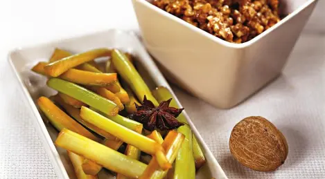 Celery in walnut sauce