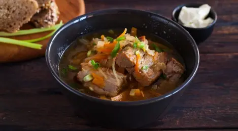 Soupe de choucroute au porc