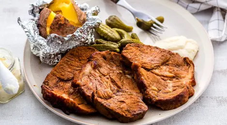 Cerdo frito con kvas