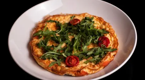 Tortilla con salmón