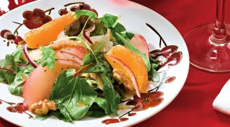 Ensalada con cítricos