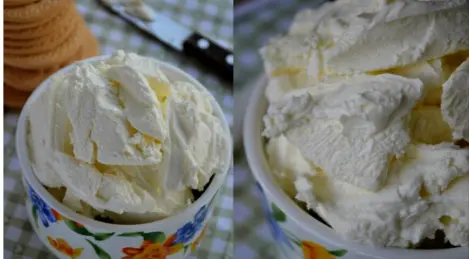 Homemade cream cheese