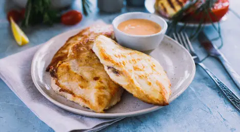 Chicken chops in batter