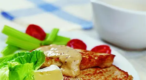 Porc sauce camembert