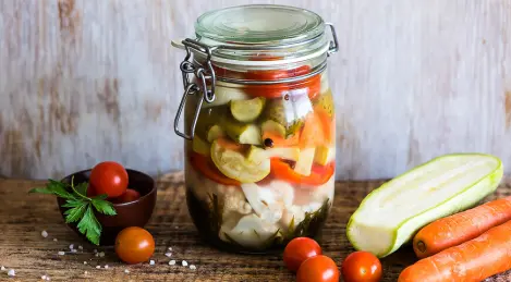 Assorted vegetables for the winter