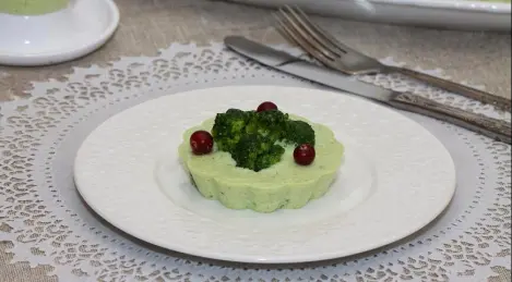 Creamy broccoli terrine