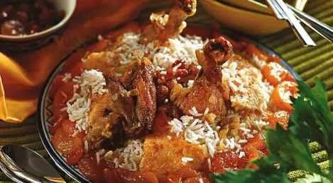 Baku pilaf con frutta secca