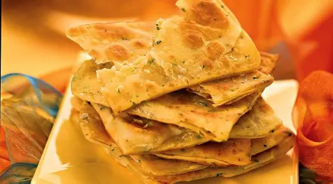 Paratha, pain épicé indien