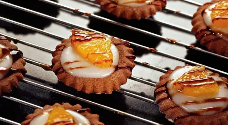 Orange chocolate chip cookies