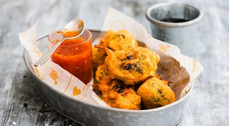 Young cabbage in batter