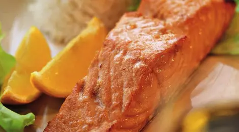 Tasmanischer glasierter Lachs