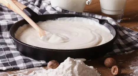 Classic bechamel sauce