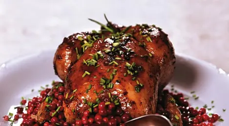 Poulet glacé au whisky