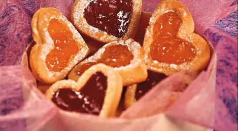 Biscuits Coeurs à la confiture
