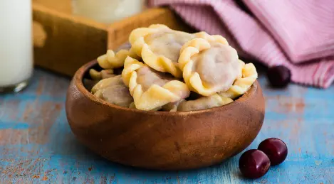 Boulettes de cerises à la vapeur
