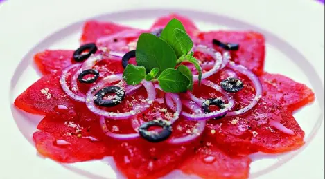 Tomaten-Carpaccio