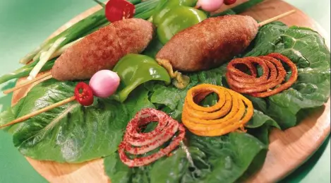 Zrazy stuffed with chicken meat