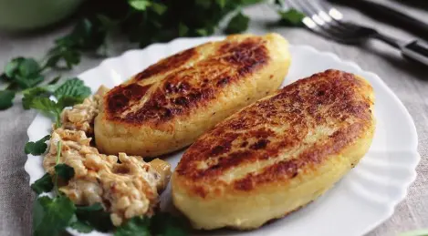 Zeppeline (Kartoffel-Zrazy)