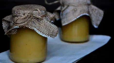 Jam from melon and bananas