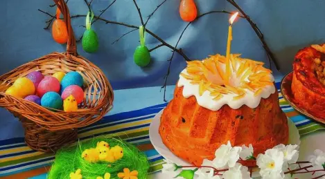 Easter cake "Orange"