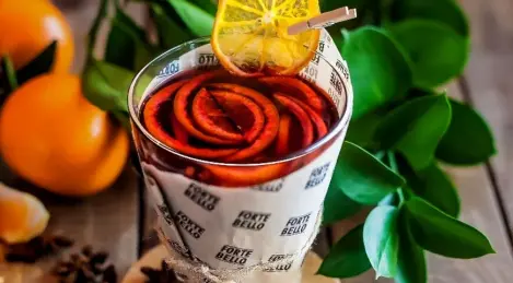 Mandarine marocaine au vin chaud