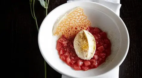 Crème de poignard à la rhubarbe